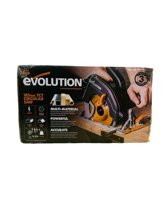 Evolution Handkreissäge R185CCS Kreissäge Tauchsäge 1600W
