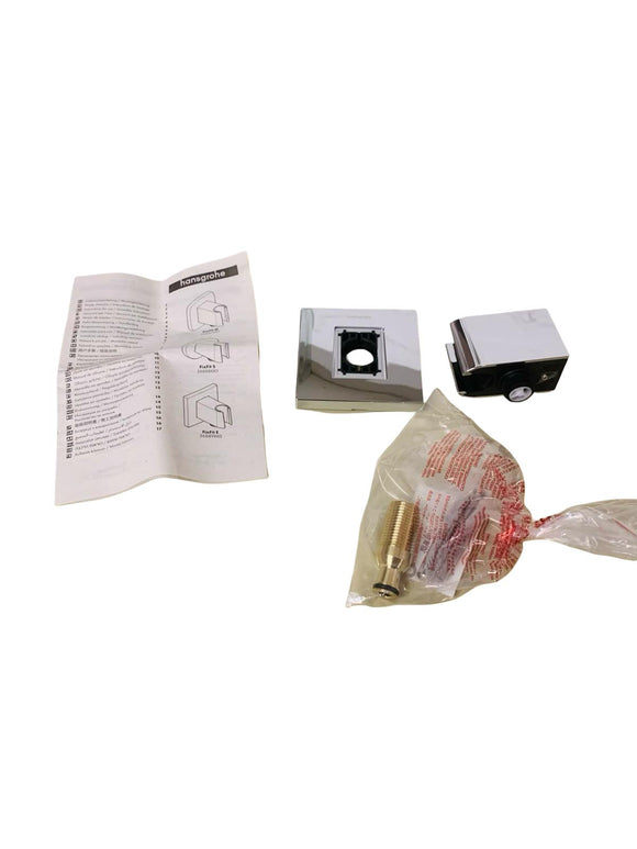hansgrohe Wandanschluss mit Duschkopfhalterung FixFit E Chrom 26889000