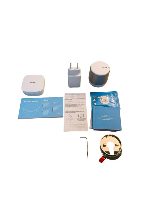 tedee Lock GO 2 smartes Türschloss mit Bridge via Bluetooth & App iPhone & Android