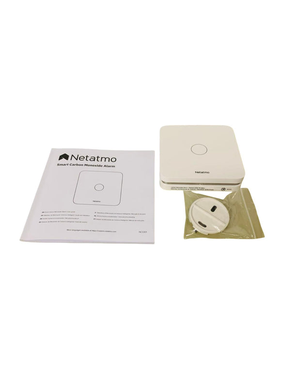 Netatmo Smarter Kohlenmonoxidmelder WLAN 85 dB Alarm Selbsttest-Funktion