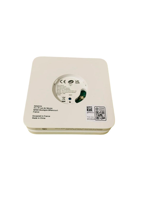 Netatmo Smarter Kohlenmonoxidmelder WLAN 85 dB Alarm Selbsttest-Funktion
