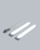 2x Sensor-Lichtleiste mit Bewegungsmelder Aufladbar USB Magnetisch Ultradünn-2