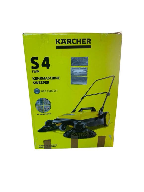 Kärcher Kehrmaschine S 4 Twin Fläche 2400m²/h mit 2 Seitenbesen 20 L Behälter
