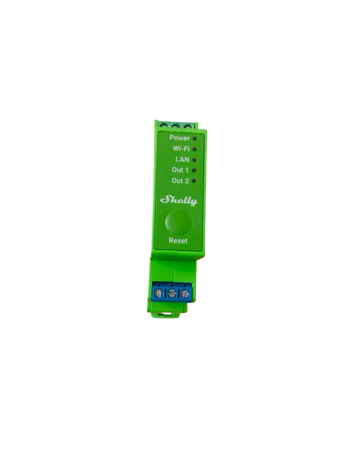 Shelly Pro Dimmer 2PM 2-Kanal-DIN-Hutschienen-Smart-Dimmer LAN, WLAN Bluetooth