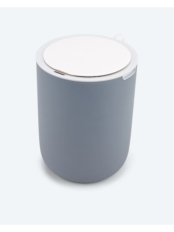 Sensor-Mülleimer automatisches Öffnen & Schließen 8L Fassungsvermögen WC Büro Grau