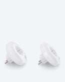 2x Steckdosenlicht mit Bewegungsmelder VDE-Stecker Einstellbar AUTO-Modus 3000K-3