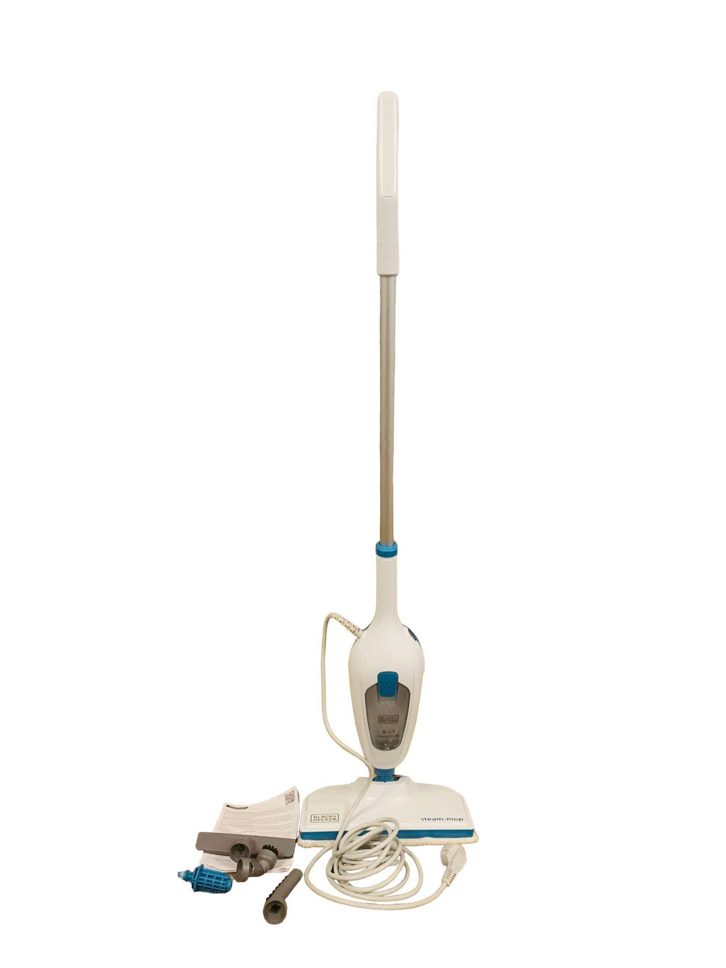BLACK+DECKER Energieeffizienter Multifunktionaler Dampfmopp mit Zubehör