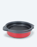 3in1 Mikrowellenkocher Mikrowellen Pfanne Mikrowellengrillpfanne Dunkelrot-7