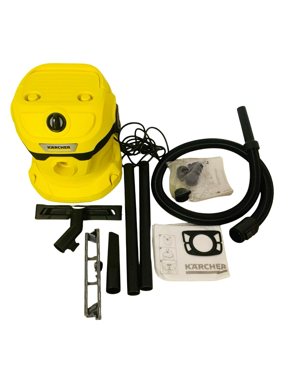 Kärcher Nass-/Trockensauger WD 2 Plus V-12/4/18/C 1000 W mit Zubehör