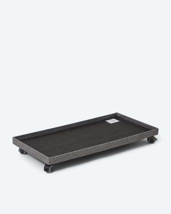 Sitz- und Aufbewahrungsbank Hocker 2-Sitzer Faltbar mit Rollen Traglast 200 kg