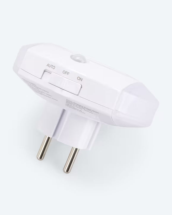 2x Steckdosenlicht mit Bewegungsmelder VDE-Stecker Einstellbar AUTO-Modus 3000K