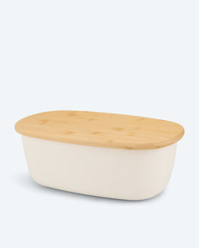 Brot Aufbewahrungsbox mit edlem Bambus-Deckel 5,4 L Küche Modern