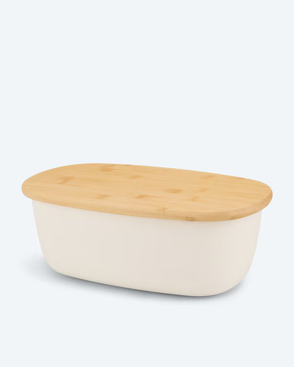 Brot Aufbewahrungsbox mit edlem Bambus-Deckel 5,4 L Küche Modern