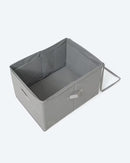 Verstellbarer Schuh-Organizer für 12 Paar Schuhe mit Durchsichtigem Deckel Grau-3