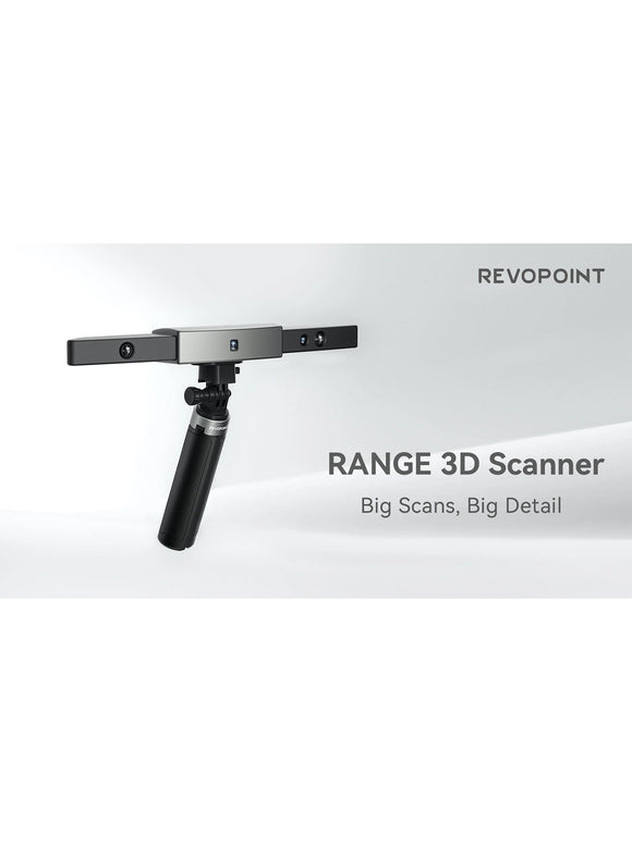 Revopoint Range 3D-Scanner für 3D-DruckTragbarer Modellscanner Vollfarb-3D-Scan