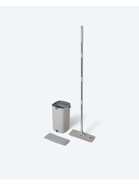 Kaufen grau Clever In &amp; Out Mop Wischmopp Boden Reiniger Bodenwischer Eimer und Wischer Mopp