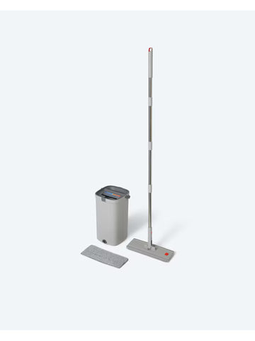 Kaufen grau Clever In &amp; Out Mop Wischmopp Boden Reiniger Bodenwischer Eimer und Wischer Mopp
