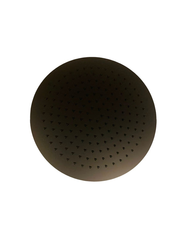 JOHO Thermostat Duschset Duschsystem mit XXL Regenduschkopf 30 cm Schwarz Rund