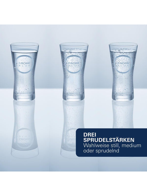 Grohe BLUE Professional C-Auslauf Kit mit Bluetooth und WiFi Supersteel 31302DC2