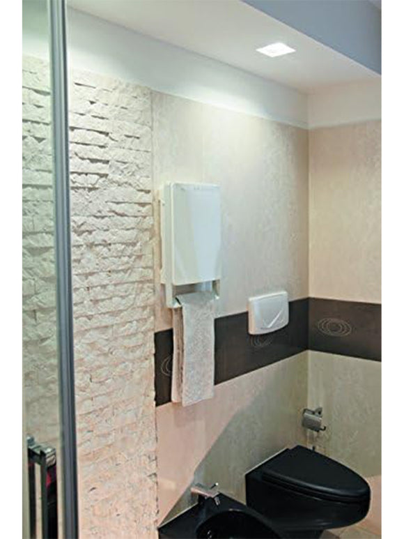 Radialight Digitaler Wand-Heizlüfter TOUCH mit Handtuchstange Perlgrau TBSLI003