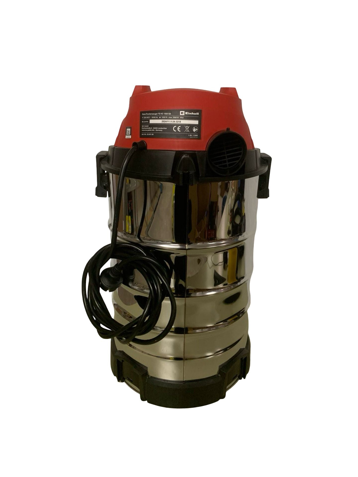 Einhell Nass-Trockensauger TC-VC 1930 SA 1500W 30L Edelstahlbehälter mit Zubehör
