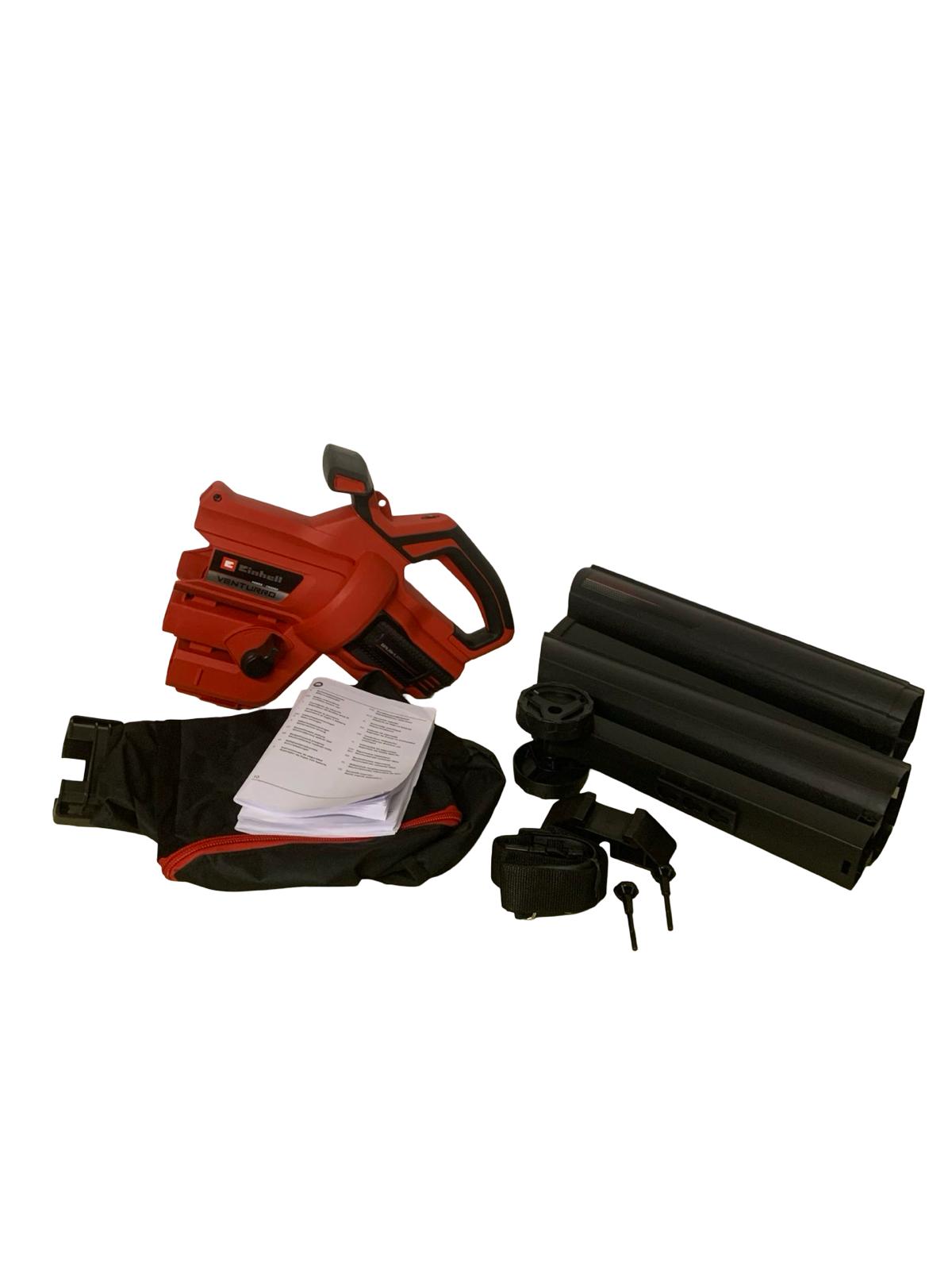 Einhell Akku-Laubsauger VENTURRO 18/210 Solo 18 V 500 m³/h mit Fangsack 45 L