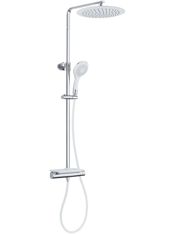 EISL GRANDE VITA Duschsystem Duscharmatur mit Thermostat und Ablage Regendusche