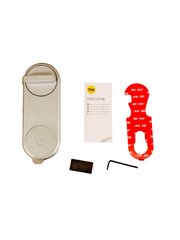 Yale Linus Smart Lock Silber 05/101200/SI Schlüsselloses und sicheres Türschloss