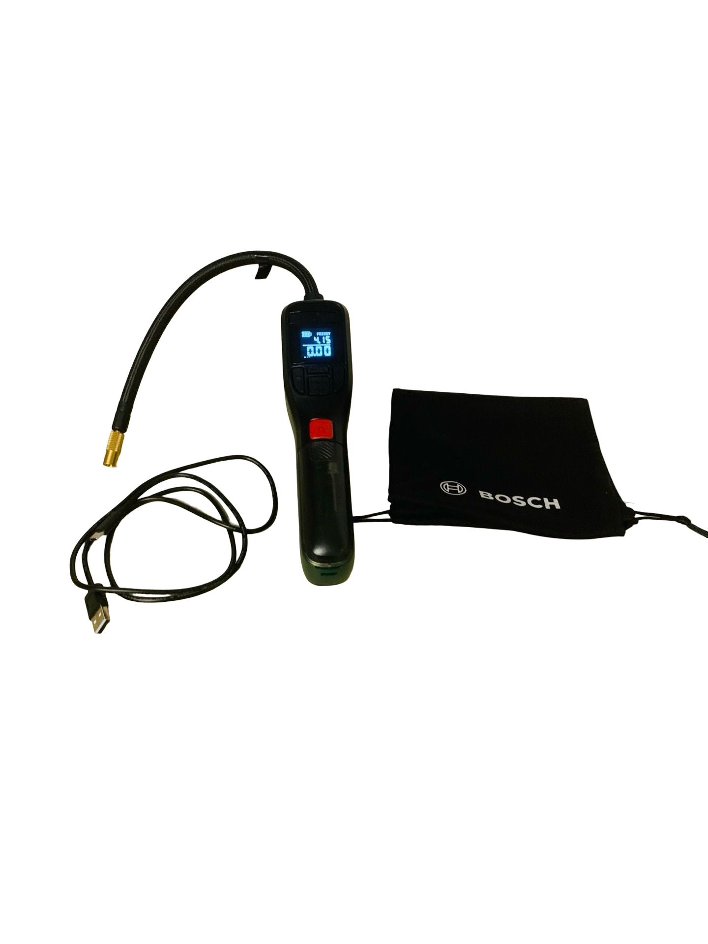 Bosch elektrische Fahrradpumpe Luftpumpe Mini Kompressor EasyPump 3,0 Ah 3,6 V