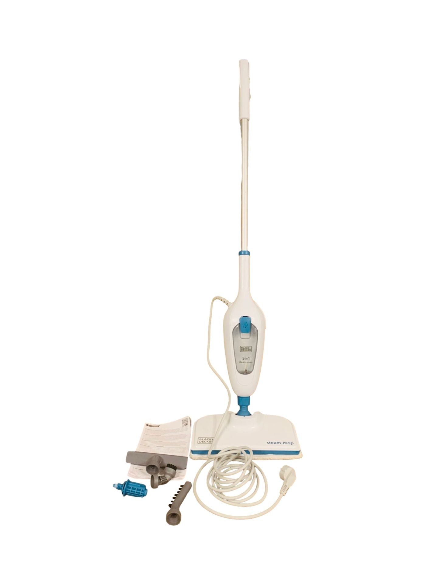 BLACK+DECKER Energieeffizienter Multifunktionaler Dampfmopp mit Zubehör