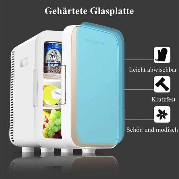 15L Mini Kühlschrank Kosmetik Kühlschrank Minibar Kühlbox kühlen heizen 12V 230V