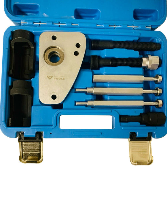 BRILLIANT TOOLS BT551180 Injektor-Auszieher-Satz für HDI Injektoren 9-teilig