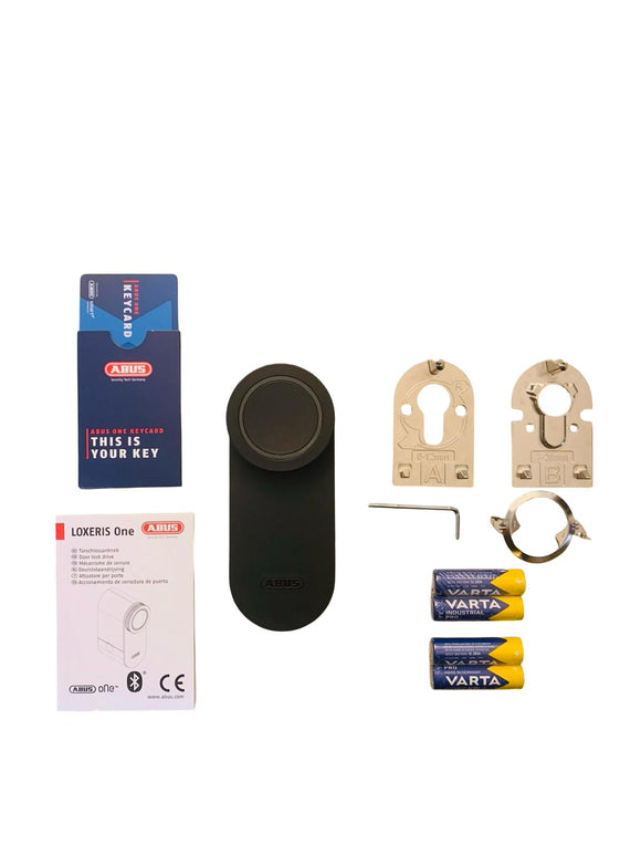 ABUS Türschlossantrieb LOXERIS One Smart Lock Smartes Öffnen & Schließen Schwarz