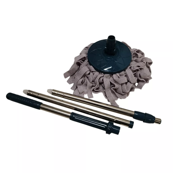 Putzeimer Rotomop 5.0 Super Five Kit Eimer Wischmop Mikrofaser Teleskopstiel