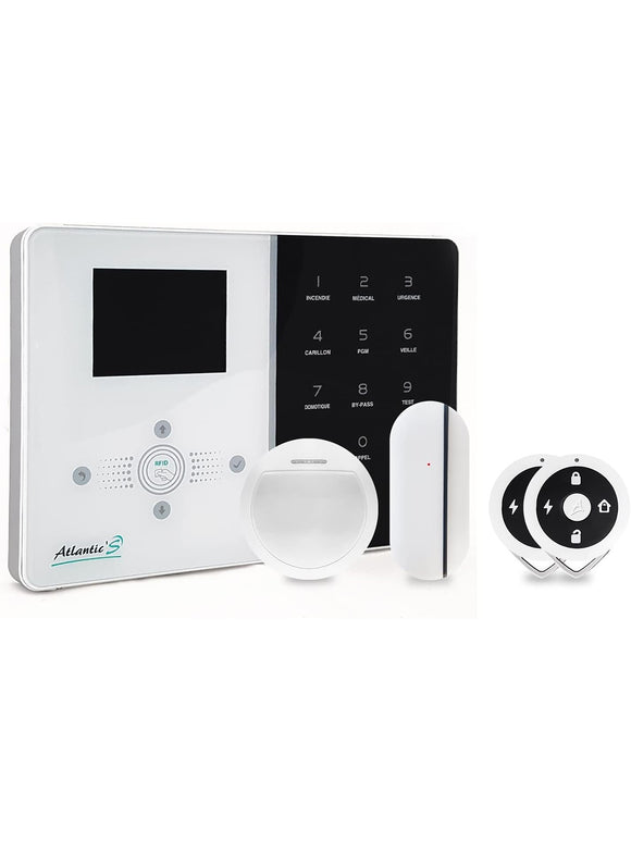 Atlantic's IPEOS KIT Hausalarm Funk WLAN GSM-Übertragung Bewegungsmelder App