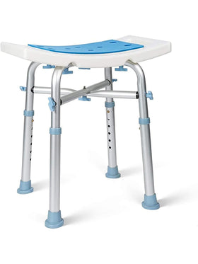 HEAO Duschstuhl Für Senioren Höhenverstellbarer Duschhocker 150 KG Rutschfest