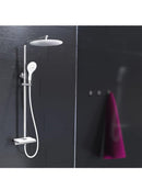 EISL GRANDE VITA Duschsystem Duscharmatur mit Thermostat und Ablage Regendusche-2