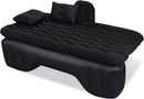 Automatraze Luftmatraze beflockt Oberfläche aufblasbar Autobett Reisen 128x70 cm-3