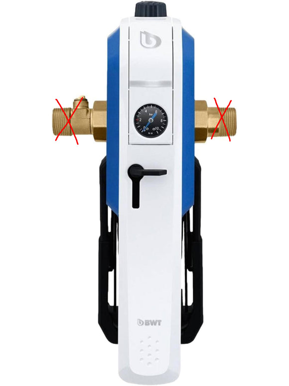 BWT E1 HWS Einhebelfilter DN20 3/4" Rückspülfilter Hauswasserstation Wasserfilte