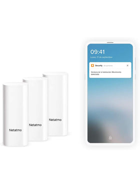 Netatmo DTG-EC Intelligente Smart Tür- und Fenstersensoren 3er Pack Kabellos