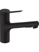 hansgrohe Zesis M33 - Küchenarmatur mit Brause Ausziehbar 2 Strahlarten Schwarz-1