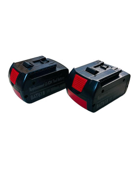 2 Stück Ersatzakku Set für Bosch Werkzeug Akku 18V 8.0Ah 8000mAh BAT618 Li-Ion