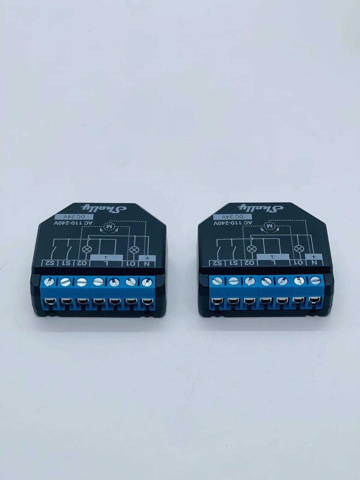 2x Shelly Plus 2 PM Wlan Bluetooth 2 Kanäle Smart Relais Schalter Alexa Google