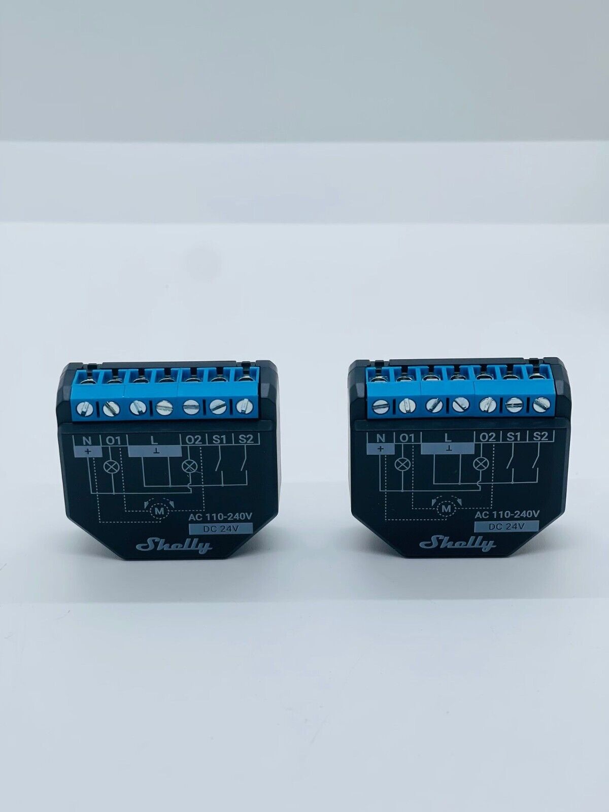 2x Shelly Plus 2 PM Wlan Bluetooth 2 Kanäle Smart Relais Schalter Alexa Google