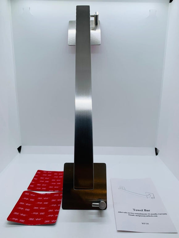 Oriware Handtuchhalter mit Zwei Haken Selbstklebend 44cm NEU