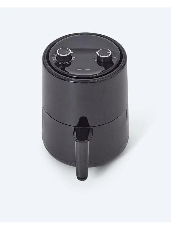 Heißluftfritteuse 1,8L Fritteuse Air Fryer Backofen mit Timer Ölfrei Schwarz