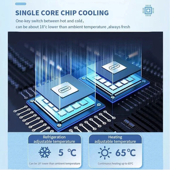 15L Mini Kühlschrank Kosmetik Kühlschrank Minibar Kühlbox kühlen heizen 12V 230V
