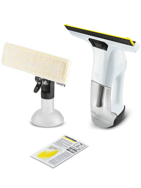 Kärcher Akku-Fenstersauger WV 6 Plus extra lange Akkulaufzeit von 100 min LED