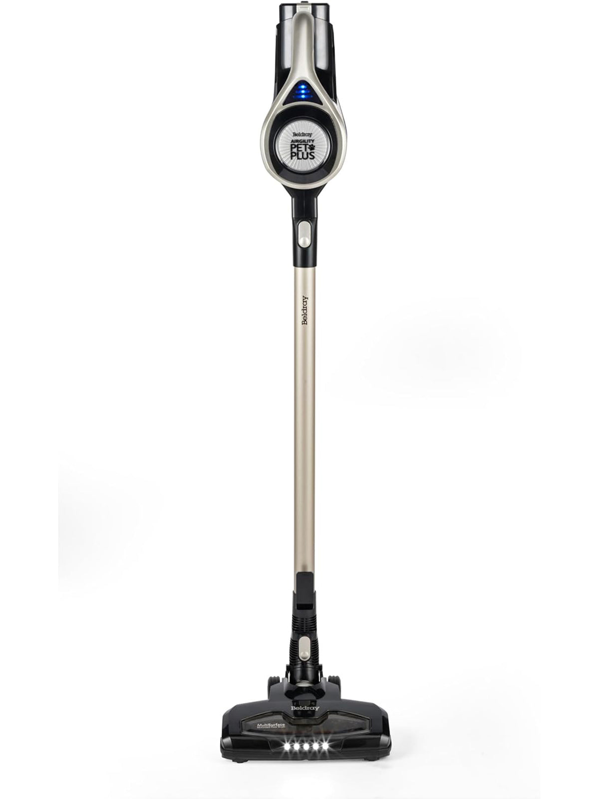 Beldray Airgility+ 2in1 Akku-Staubsauger Handstaubsauger 22,2 V LED-Bodenbürste