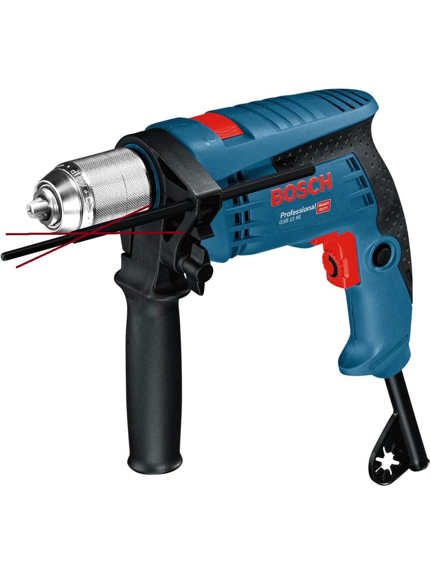 Bosch Professional Schlagbohrmaschine GSB 13 RE 600 Watt Schnellspannbohrfutter